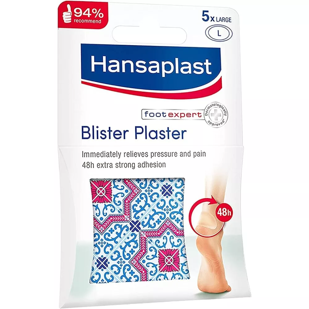 HANSAPLAST FOOT BLISTER PLASTER 10X5S Al Thiqa Pharmacy
