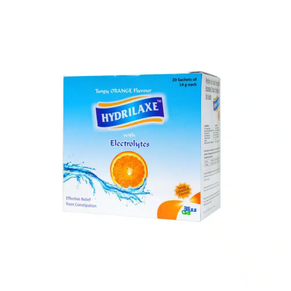 HYDRILAXE 14GM SACHET 20S - Al Thiqa Pharmacy