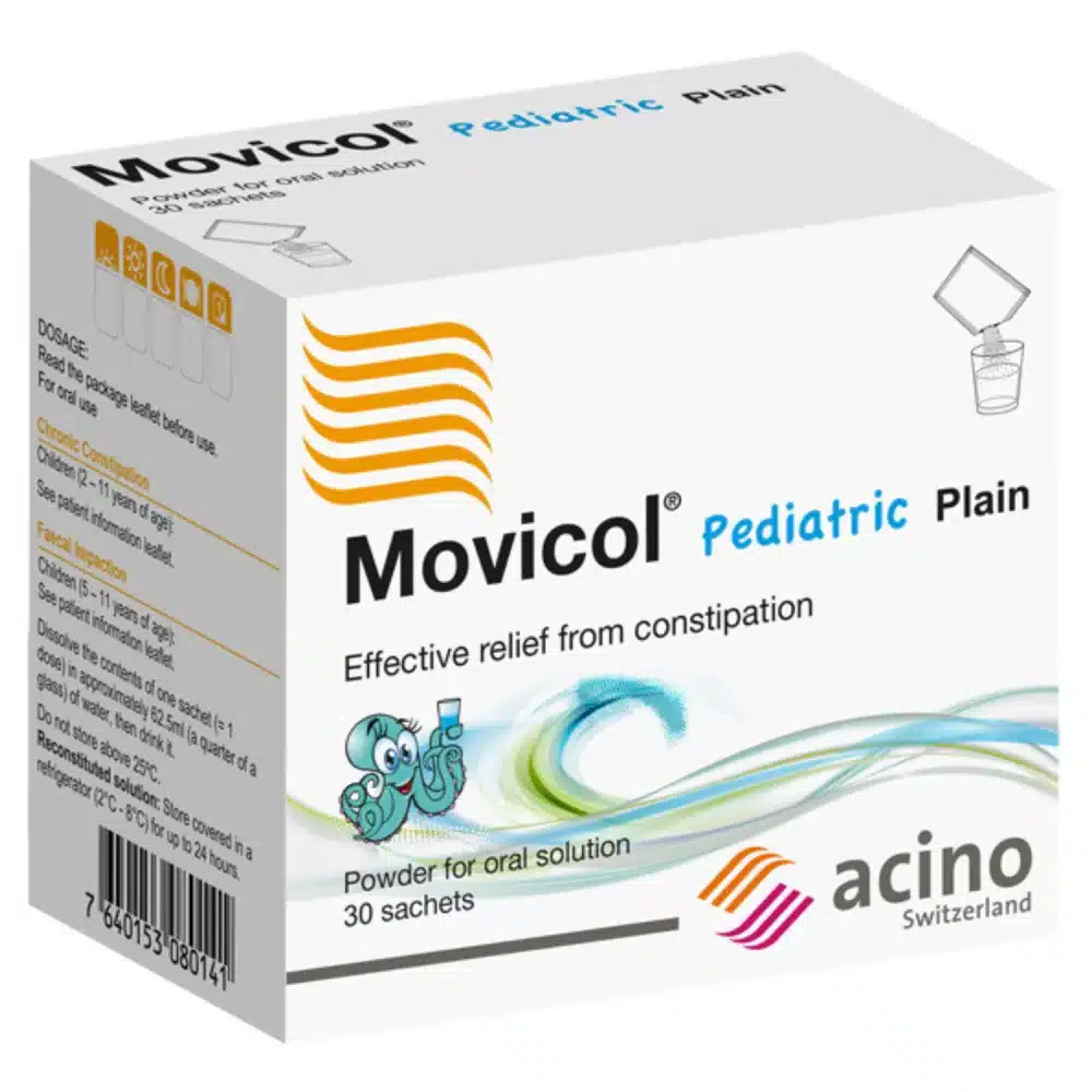 MOVICOL PAEDIATRIC 30S SACHET - Al Thiqa Pharmacy