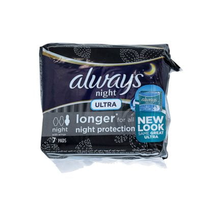 ALWAYS-ULTRA-NIGHT-LONGER, feminine health, pads