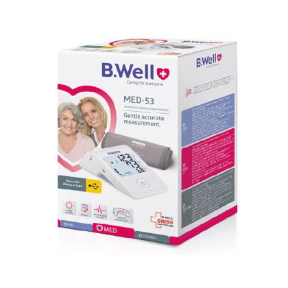 B-WELL-BLOOD-PRESSURE-MONITOR, hypertension monitor device, heart health