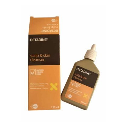 BETADINE-SCALP-AND-SKIN-CLEANSER, antiseptic