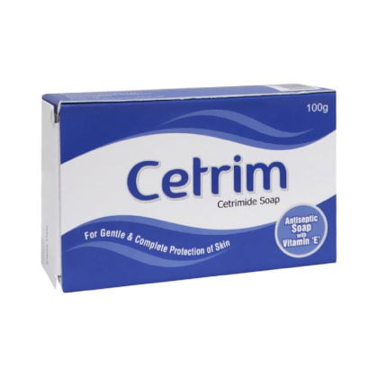 CETRIM-SOAP, antiseptic soap with vitamin E, for gentle and complete protection of skin