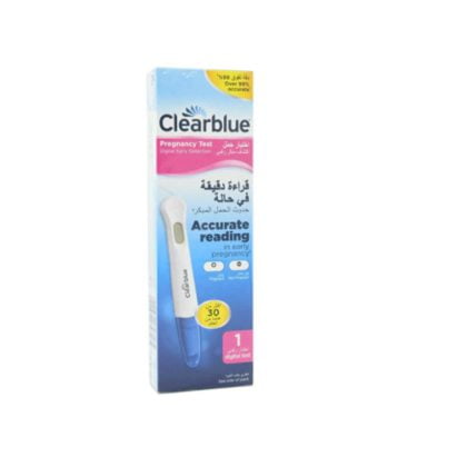 CLEARBLUE-PREGNACY-TEST-DIGITAL-EARLY-DETECTION-DIGITAL-TEST, home pregnancy test