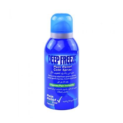 DEEP-FREEZE-COLD-SPRAY, pain relief, cold spray, freezes pain instantly