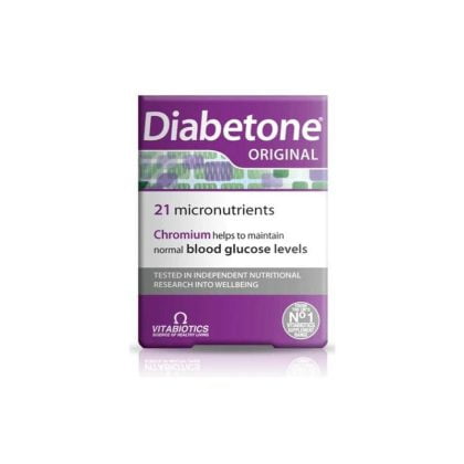 DIABETONE, vitabiotics, supplement, vitamins, multivitamins, helps to maintain normal blood glucose levels, for diabetics