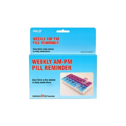 EASY-LIFE-WEEKLY-AM-PM-PILL-PLANNER, medication planner
