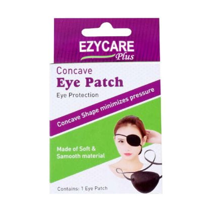EZYCARE-CONCAVE-EYE-PATCH, soft and smooth material, concave eye patch minimize pressure, eye protection,