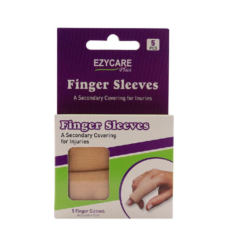 EZYCARE-FINGER-SLEEVES, secondary covering for injuries