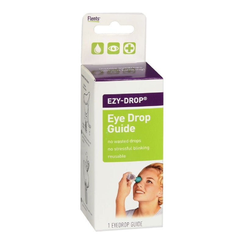FLENTS-EZY-DROP-EYE-DROP-GUIDE, no stressful blinking, no wasted drops, reusable, eye care