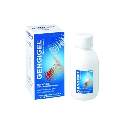 GENGIGEL-MOUTHRINSE, dental care, mouth health, oral health, mouth rinse for gums, for inflamed and traumatized gums