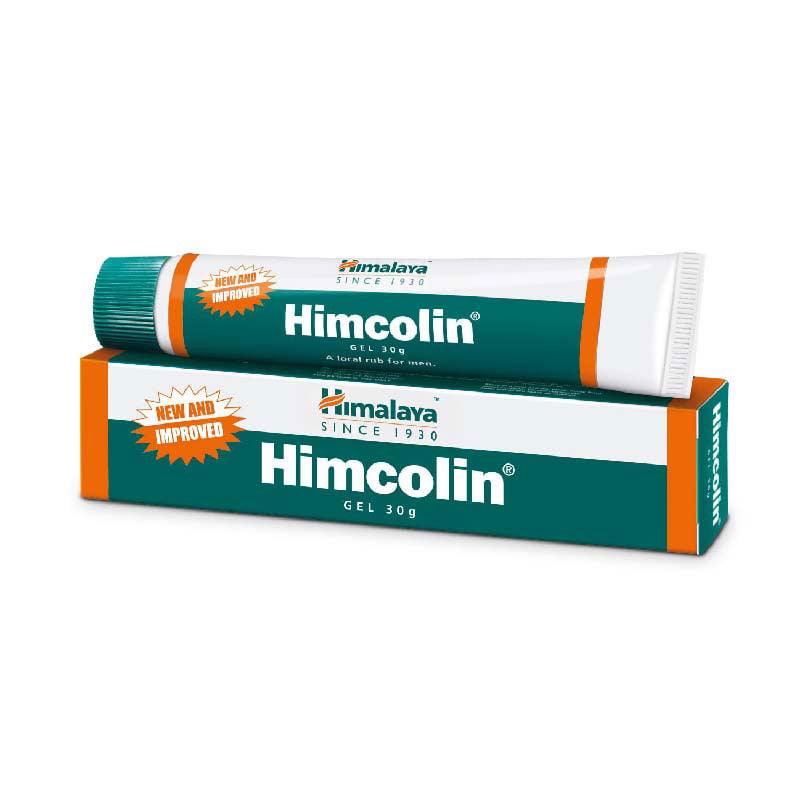 HIMCOLIN, ayurvedic gel made with herbal oils, increase blood circulation and provide energy, for erectile dysfunction, sexual health