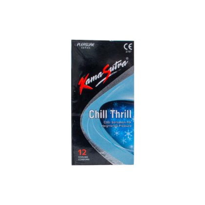 KAMASUTRA-CHILL-THRILL- cooling condoms, contraceptive, sexual health, pleasure series