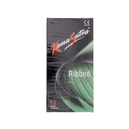 KAMASUTRA-RIBBED, ribbed, power ribs for heightened pleasure, ribbed condoms, contraceptive