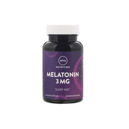 MRM-MELATONIN-3MG-60S, sleep aid, dietary supplement