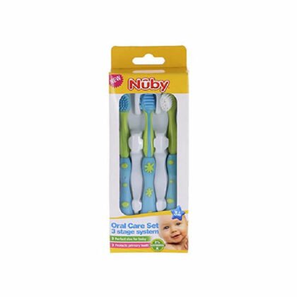 NUBY-SOFT-TOOTH BRUSH-3Pieces-SET-