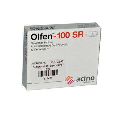 OLFEN-100-MG-10'S-BLISTER, NSAIDS, anti-inflammatory, antirheumatic, pain killer, analgesic, antipyretic