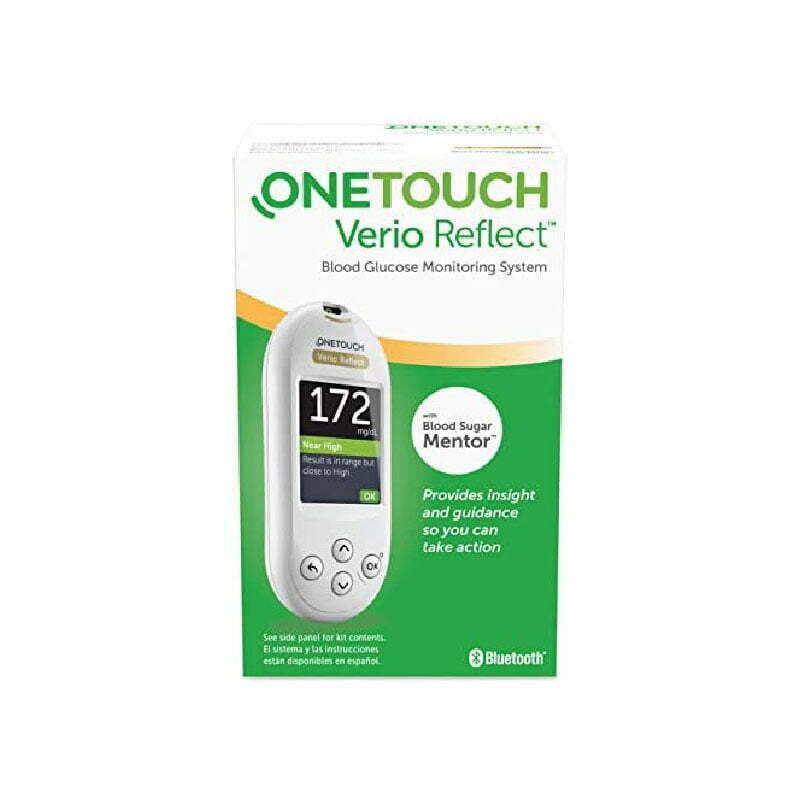 ONE-TOUCH-VERIO-REFLECT-G-MONITOR, glucometer, diabetes, diabetics, blood glucose level monitor