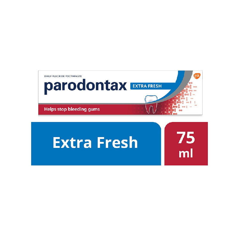 PARODONTAX-extra-fresh-Tooth paste, dental care, oral health, stop bleeding gums