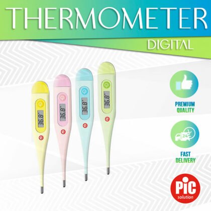PIC-VEDO-COLOR-DIGITAL-THERMOMETER. Fever.
