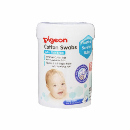 PIGEON-COTTON-SWABS, Flexible and soft paper stem