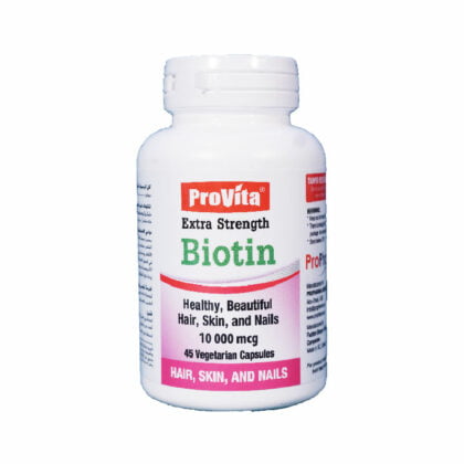 Provita Biotin, healthy, beautiful hair, skin, and nails, extra strength, supplement, vitamin