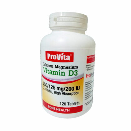 Provita calcium Magnesium vitamin D tablets, bone health, vitamins, supplement