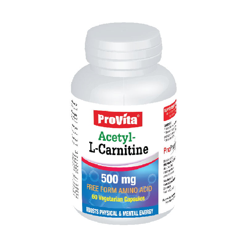 Provita Acetyl L carnitine, boosts physical and mental energy, vitamins, supplements