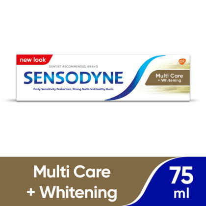 SENSODYNE-Tooth-Paste-MULTI-CARE+WHITE-75ML daily sensitivity protection, strong teeth and healthy gums, tooth paste