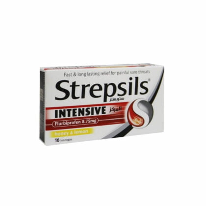 STREPSILS-INTENSIVE, honey and lemon, fast and long lasting relief for painful sore throats