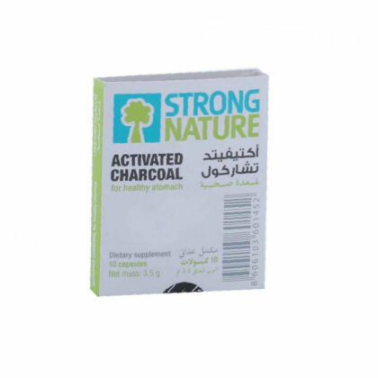 Strong nature, activated charcoal, for healthy stomach, dietary supplement, gut health