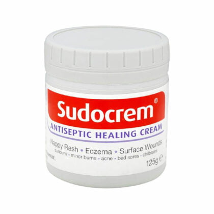 SUDOCREM-125GM, antiseptic healing cream, nappy rash, eczema, wounds, bed sores, dipper rash