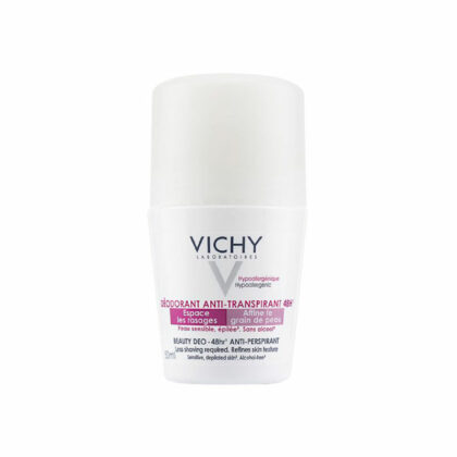 Vichy roll on deodorant. white cap. 48hrs