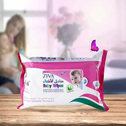 Ziva baby wipes, extra gentle wipes for babies.
