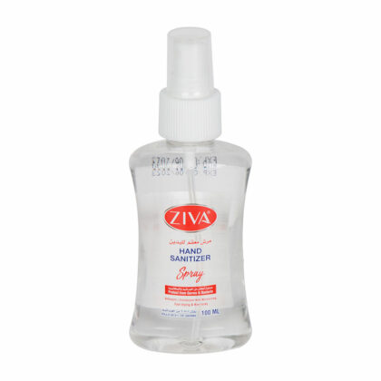 ZIVA Hand Sanitizer spray, antibacterial, kills 99.9% of germs, Protect from bacteria and gel, 100 ml