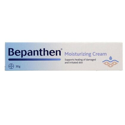 Bepanthen-Moisturizing-Cream-30g hydration, supports healing of damaged and irritated skin