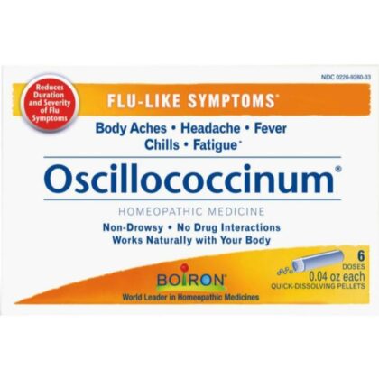 Boiron-Oscillococcinum-Quick-Dissolving-for flu like symptoms, reduces duration and severity of flu symptoms