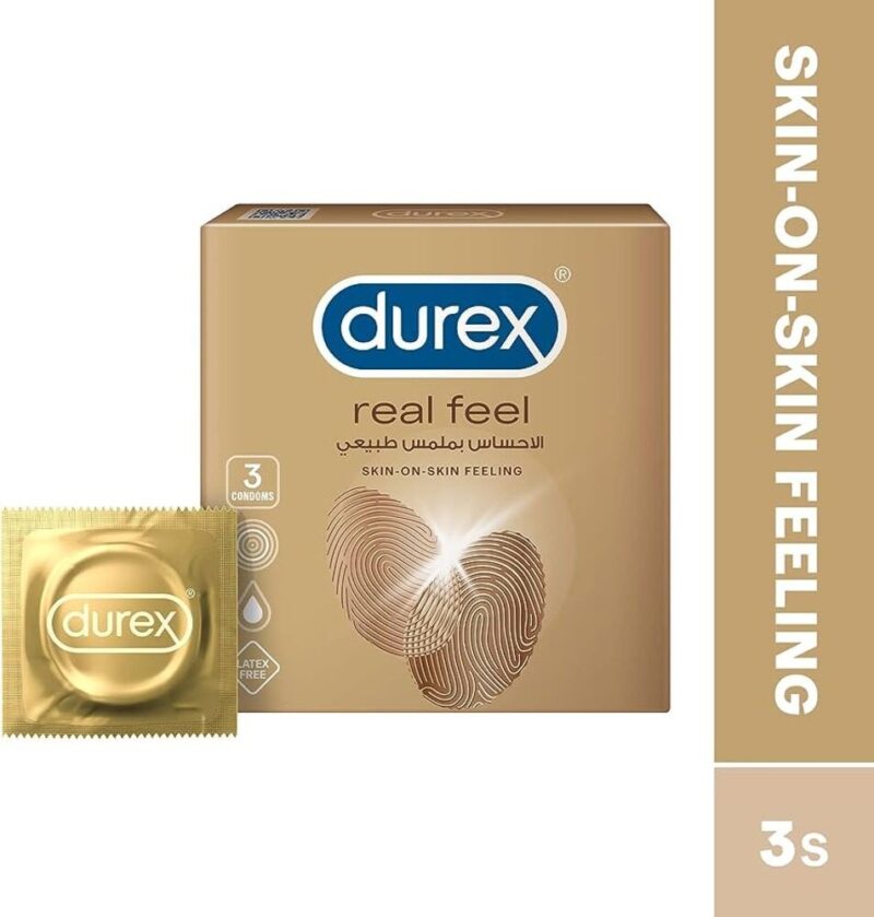 Durex-Real-Feel-Condoms-3-Pieces, contraceptive, sexual health