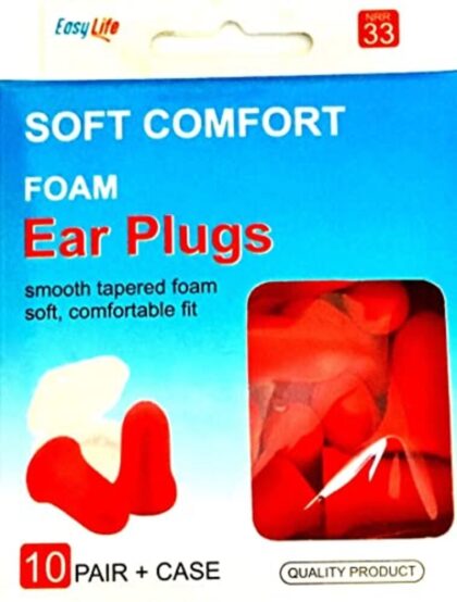 Easy-Life-Soft-Comfort-Foam-Ear-Plugs-10-per-pack, ear health