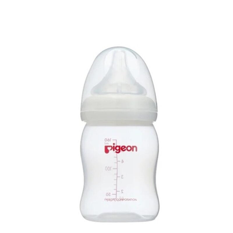 Pigeon-Anti-Colic-PP-160ml-Wide-Neck-Nursing-Bottle-with-Round-Hole-Nipple, feeding baby