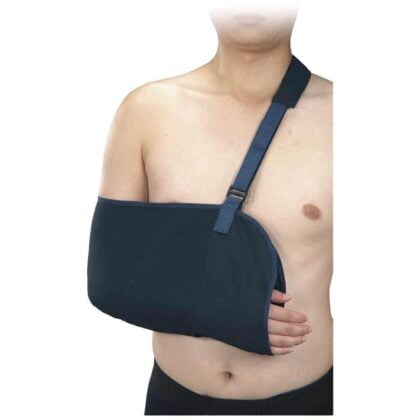 Super-Ortho Large-Black-Arm-Sling injury, fracture