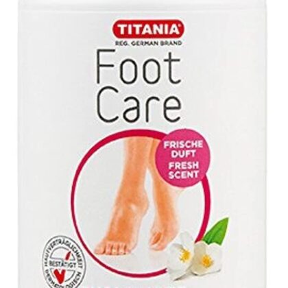 Titania-Foot-Powder, foot care, pedicure