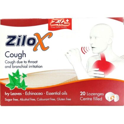 Zilox-Cough-Lozenges, relief cough due to throat and bronchial irritation
