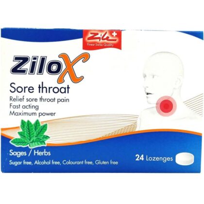 Zilox-Sore-Throat-Lozenges-relief sore throat pain, fast acting, maximum power
