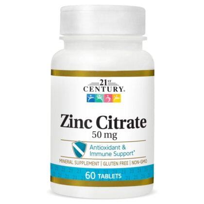 21-st-century-zinc-citrate, mineral supplement, dietary supplement, antioxidant, immune support