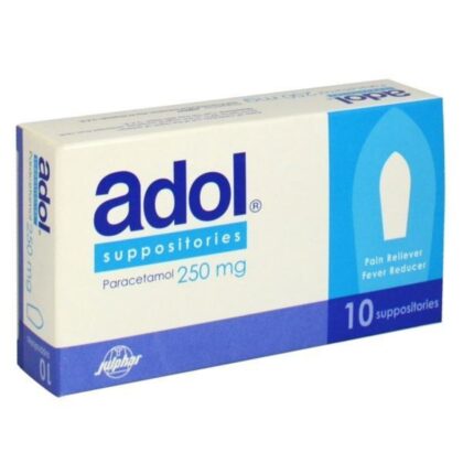 ADOL-suppository, analgesic, paracetamol pain reliever, fever reducer