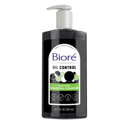 Biore-Deep-pore-charcoal-cleanser, oil control, deep pore charcoal cleanser