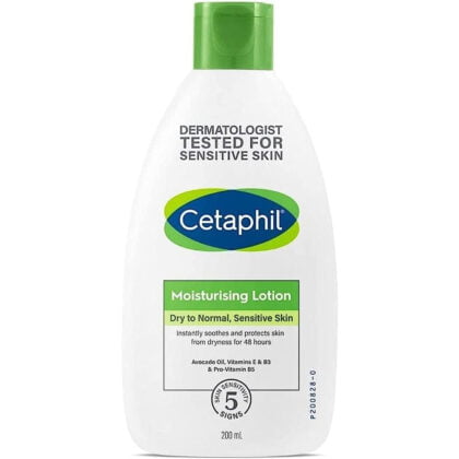 CETAPHIL-MOISTURIZING-LOTION-dry, normal, sensitive skin, dermatological tested