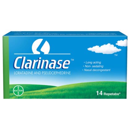 CLARINASE-allergy treatment, anti allergic, sneezing and watery eyes relief
