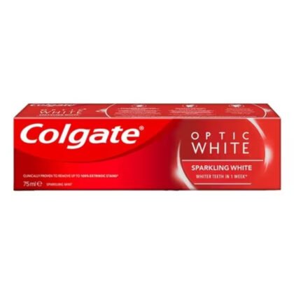 COLGATE-OPTIC-WHITE-Tooth paste, dental health, dental care